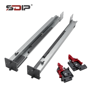 Face frame single extension soft-closing under-mount slide with 1D clips