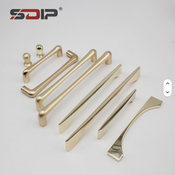 Luxurious High-end Golden-Colored Handles of Different Shapes