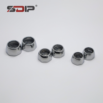 Zinc Alloy Round Wardrobe Rod End Cap Bracket