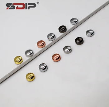 Zinc Alloy Mirror logo Bracket Screw Mirror Hardware Decoration Screw with Cover