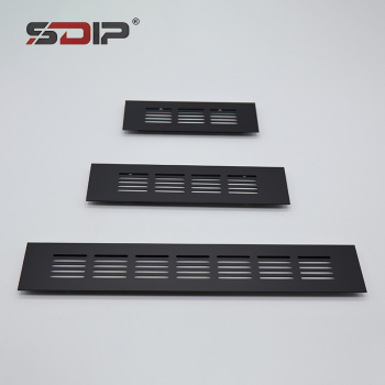 Rectangular Black Stainless Steel Ventilation Grille