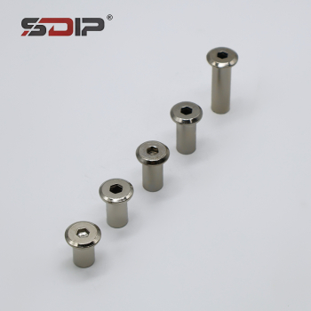 Durable Flat-head Hexagonal Head Tensioner Locking Nut Protector Sleeve Barrel Cap Nut Hardware Accessory