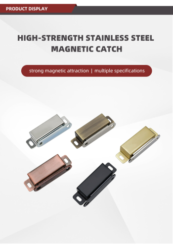 Silent-Close Magnetic Drawer & Cabinet Latch