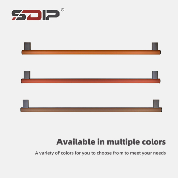 Wardrobe Heavy Duty Hanging Rod Top Mounted Closet Clothes Rail with Multiple Color Options for Home Storage