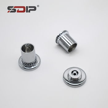 Zinc Alloy Round Wardrobe Rod End Support Bracket