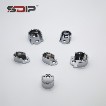 Zinc Alloy Open Wardrobe Rod End Bracket