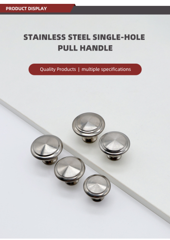 Single-Hole Round Cabinet Knob Handle