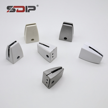 Aluminum Alloy Top Mount Partition Clamp for Table Acrylic Partition