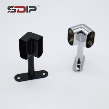 Thickened Wardrobe Hanging Rod Bracket Base, All-through and Half-through Corner Tower Tower for Fixed Clothes Hangers